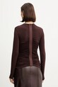 Odzież Herve Leger bluzka Veronica RMJ1498061 brązowy