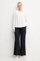 Tommy Hilfiger bluzka WW0WW47339 beżowy AW25