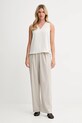Calvin Klein bluzka LV044D164G beżowy AW25