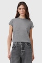 AllSaints t-shirt in cotone ANNA regolare nero W007JY