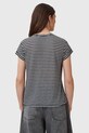 Odzież AllSaints t-shirt bawełniany ANNA W007JY czarny