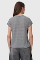 Abbigliamento AllSaints t-shirt in cotone ANNA W007JY nero