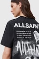 Bavlněné tričko AllSaints POSTER W035JD černá AW25
