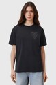 AllSaints t-shirt bawełniany POSTER czarny W035JD