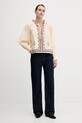 Hoss Intropia bluzka 6282695 beżowy AW25