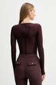 Odzież Elisabetta Franchi body BO01657E2 bordowy