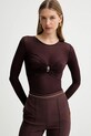 Elisabetta Franchi body BO01657E2 bordowy