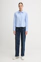 Bavlnená košeľa Dkny DJ5W2129 modrá AW25