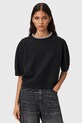 AllSaints tricou de lână ODELL uni negru W049KD