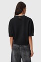 Îmbrăcăminte AllSaints tricou de lână ODELL W049KD negru