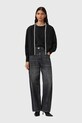 AllSaints tricou de lână ODELL W049KD negru