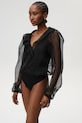 Undress Code body z dodatkiem jedwabiu Classic 1024UC czarny AW25