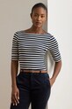 Lauren Ralph Lauren bluzka wzorzyste granatowy 200980041