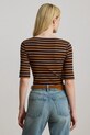 Блузка Lauren Ralph Lauren 200980041 коричневый AW25
