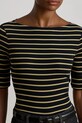 Μπλουζάκι Lauren Ralph Lauren μαύρο 200980044