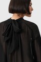 Ρούχα Μπλούζα με προσθήκη μεταξιού AllSaints PEARLA W027PD μαύρο