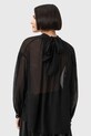 Μπλούζα με προσθήκη μεταξιού AllSaints PEARLA μαύρο W027PD