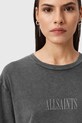 AllSaints t-shirt bawełniany WINGS W076JD szary AW25