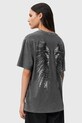 Odzież AllSaints t-shirt bawełniany WINGS W076JD szary