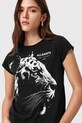 AllSaints t-shirt bawełniany IVANA W038JD czarny AW25