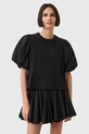 Βαμβακερό μπλουζάκι AllSaints JESS κανονικό μαύρο W031JD