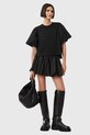 Βαμβακερό μπλουζάκι AllSaints JESS μαύρο W031JD
