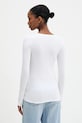 Oblečenie Tričko s dlhým rukávom Hollister Co. KI339.5257.100 biela
