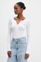 Hollister Co. longsleeve z elastanem beżowy KI339.5257.100
