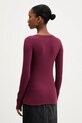 Odzież Hollister Co. longsleeve KI339.5296.520 bordowy