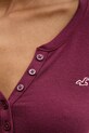 Hollister Co. longsleeve KI339.5296.520 bordowy