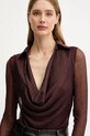 Bardot body 59561TB1 bordowy