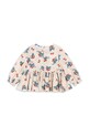 Детска блуза Konges Sløjd ELIN BLOUSE GOTS KS103793.9BYA бежов AW25