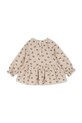 Детска памучна блуза Konges Sløjd COCO BLOUSE GOTS KS103757.9BYA бежов AW25