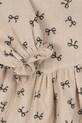 Детска памучна блуза Konges Sløjd COCO BLOUSE GOTS бежов KS103757.9BYA