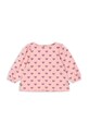 Konges Sløjd bluzka bawełniana dziecięca DREY SLIT BLOUSE GOTS KS103786.9BYA różowy AW25