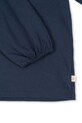 Konges Sløjd bluzka bawełniana dziecięca PAMI BLOUSE GOTS granatowy KS103955.9BYA