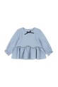 Παιδική μπλούζα Konges Sløjd AVA BLOUSE GOTS casual μπλε KS104070.9BYA