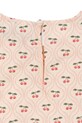 Dziewczynka Konges Sløjd bluzka dziecięca CIANNA BLOUSE GOTS KS103754.9BYA beżowy