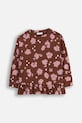 Coccodrillo bluză copii cu modele maro ZC5143103CGK