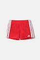adidas Performance pantaloni scurți de baie copii Planet friendly rosu JX5038