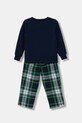 Polo Ralph Lauren piżama bawełniana dziecięca 8P0282 granatowy AW25