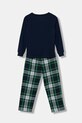 Polo Ralph Lauren piżama bawełniana dziecięca 9P0282 granatowy AW25