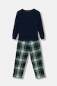 Otroška bombažna pižama Polo Ralph Lauren 9P0282 mornarsko modra AW25