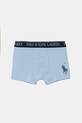 Polo Ralph Lauren boxeri copii 3-pack albastru 9P5037