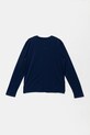 Dječja pamučna pidžama Tommy Hilfiger mornarsko plava UB0UB00587.9BYA