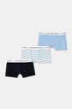 Boxerky Tommy Hilfiger 3-pak potlač modrá UB0UB00551.9BYA