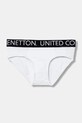 United Colors of Benetton slipy dziecięce 2-pack 3OP80S484.G.Reprop.9BYA biały AW25