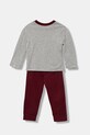 United Colors of Benetton piżama bawełniana dziecięca 3VR50P08V.G.seasonal szary AW25