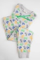 Пижамный комплект с хлопком для младенцев Coccodrillo ZC5448112PJS серый
