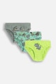 Coccodrillo slip din bumbac pentru copii 3-pack cu modele verde ZC5409301PAN